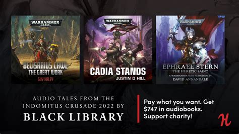 Here at Humble <b>Bundle</b>, you choose the price and increase your contribution to upgrade your <b>bundle</b>! This <b>bundle</b> has a minimum $1 purchase. . Warhammer 40k audiobook bundle